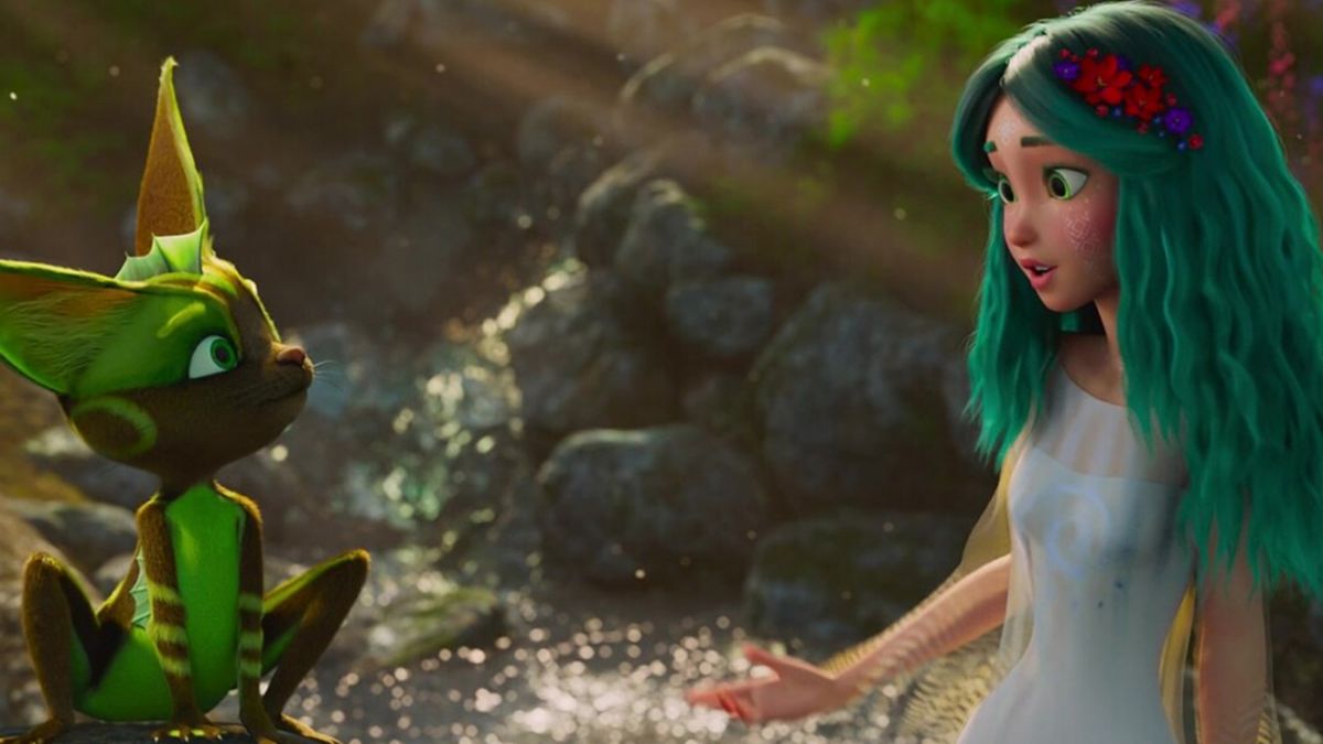 A frame from the Mavka animated film.